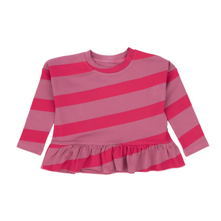 Olive and the Captain Stripe Boxy Tee on Design Life Kids