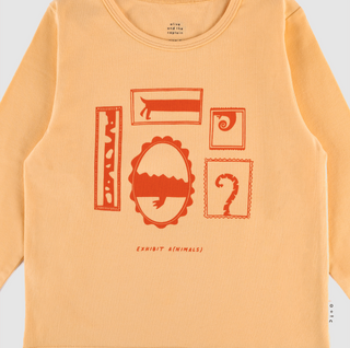 Olive and the Captain Exhibit A Long Sleeve Tee on Design Life Kids