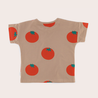 Olive and the Captain Garden Tomato Relaxed Tee for kids on DLK