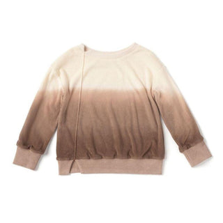 OMAMIMINI-Ombre Oversized Terry Pullover on Design Life Kids