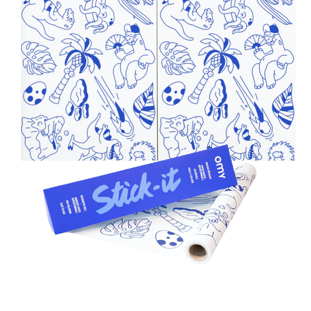 Removable Dinosaur Coloring Rolls – Design Life Kids