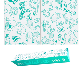 OMY-Animals Removable Coloring Rolls on Design Life Kids