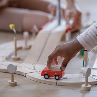 Plan Toys-Wooden Road System Deluxe on Design Life Kids