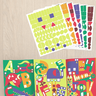 ABC Alphabet Sticker Book – Design Life Kids
