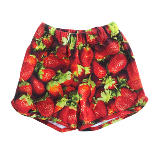 Romey Loves Lulu-Strawberries Shorts on Design Life Kids
