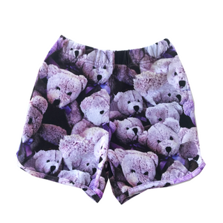 Romey Loves Lulu-Purple Bears Shorts on Design Life Kids