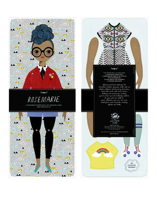 Of Unusual Kind-Rosemarie Paper Doll Kit on Design Life Kids