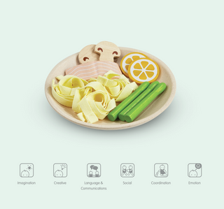 Plan Toys-Play Pasta Set on Design Life Kids