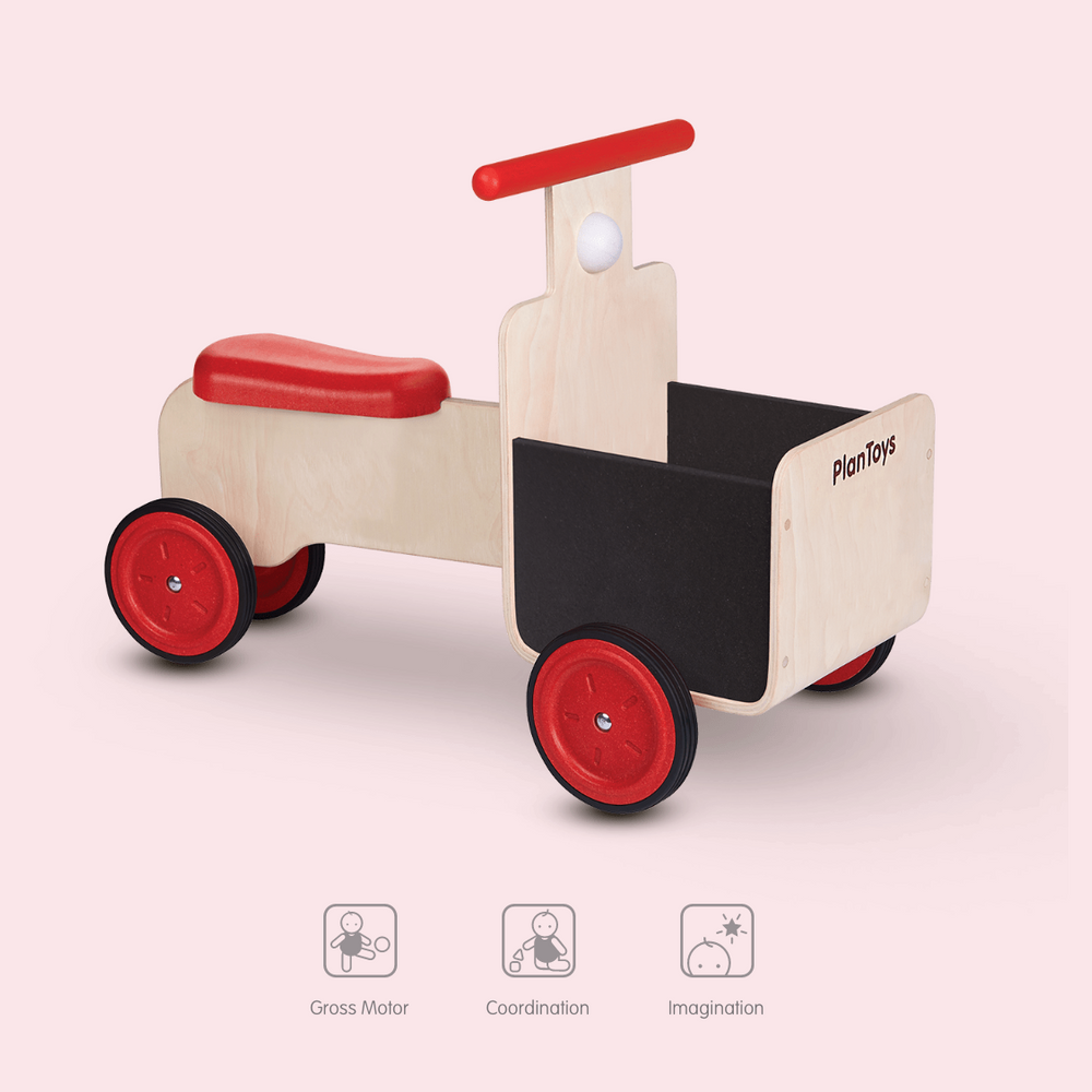 Plan Toys Wooden Ride on Bike for Kids – Design Life Kids