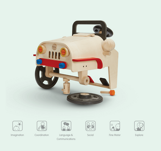 Plan Toys-Motor Mechanic on Design Life Kids