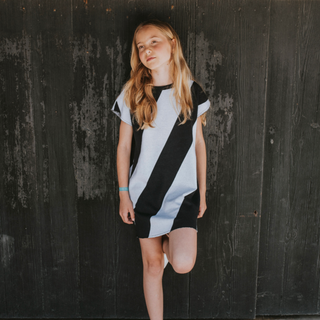 ANDORINE-Nothing Is Striped Dress on Design Life Kids