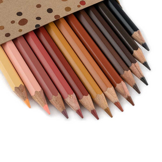 Hautfarben-Skin Tones Colored Pencils on Design Life Kids