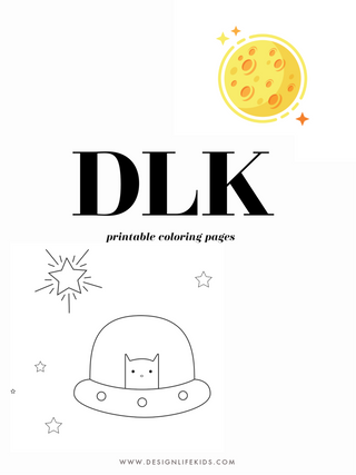 Design Life Kids-Space Day Coloring Book on Design Life Kids