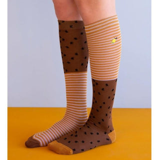 Sticky Lemon-Sprinkles Knee High Socks on Design Life Kids