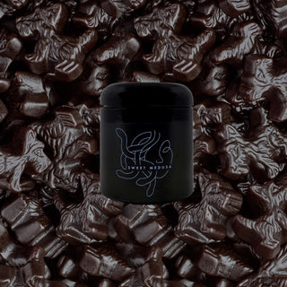 Sweet Medusa Black Licorice Candy for Adults on Design Life Kids