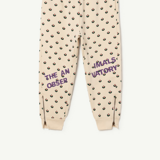 Pink Flower Panther Pants The Animals Observatory on Design Life Kids