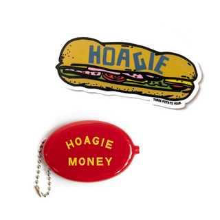 Hoagie Money Coin Pouch & Sticker Three Potato Four on Design Life Kids