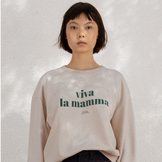 Womens The Tiny Big Sister Viva La Mama Sweatshirt by Tinycottons on DLK
