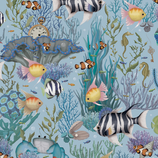 Treasure Reef Wallpaper Collection Fleur Harris on Design Life Kids