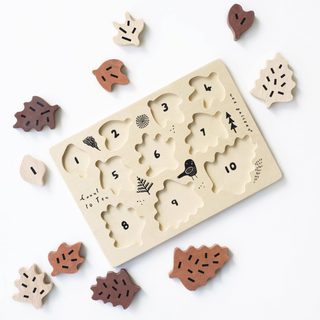 Wee Gallery Wooden Counting Puzzle on Design Life Kids