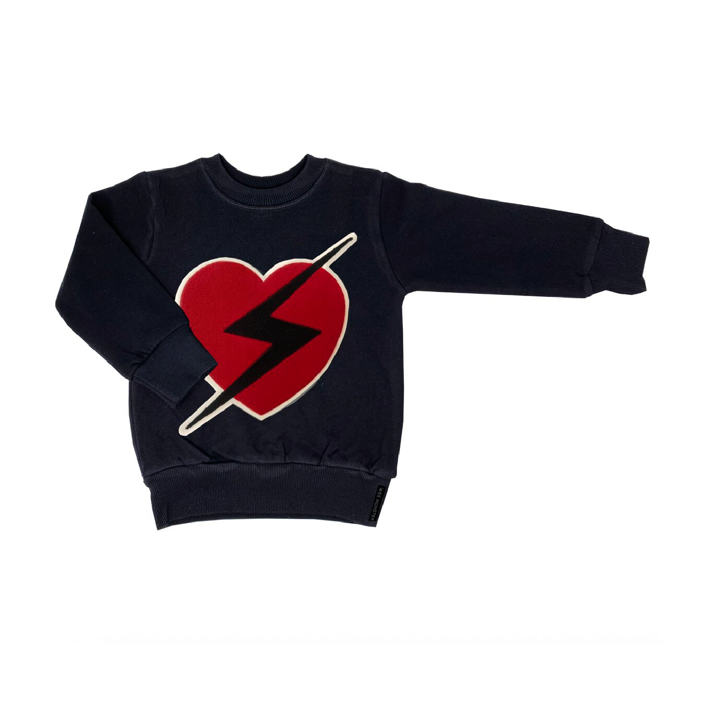 Heart Black Sweatshirt