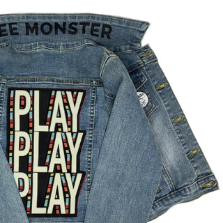 Wee Monster-Play Denim Jacket on Design Life Kids