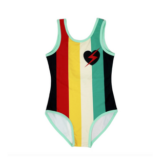 Wee Monster-Heart One Piece Swimsuit on Design Life Kids