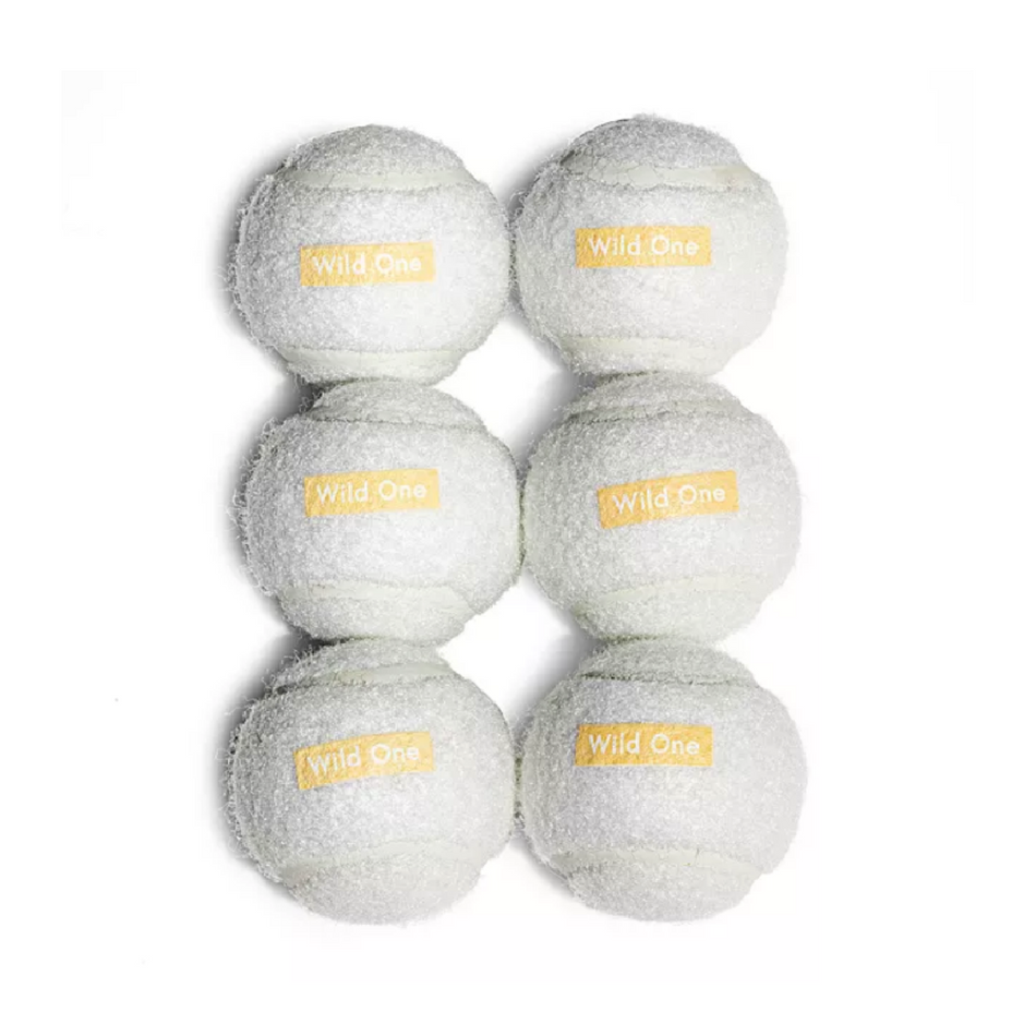 White Tennis Balls Set of 6 Design Life Kids