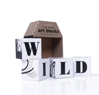 WEE GALLERY-Play House Art Blocks - Wild on Design Life Kids