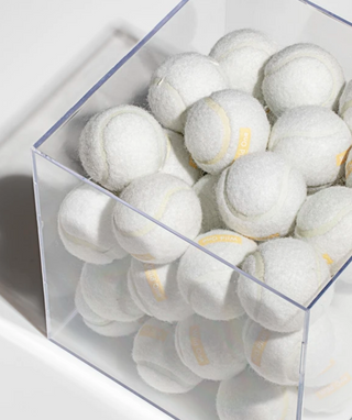 Wild One-White Tennis Balls on Design Life Kids