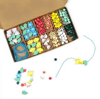 Cotton Twist-Wildflower Bracelet Kit on Design Life Kids