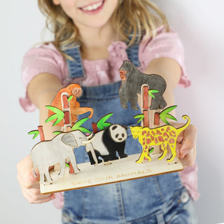 Cotton Twist-Save Our Animals Craft Kit on Design Life Kids