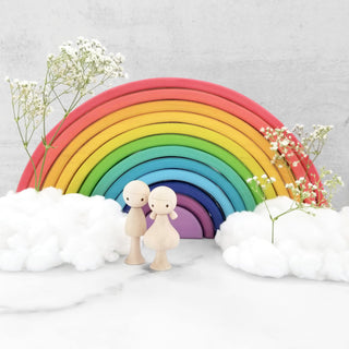 Kinderfeets-Rainbow Wooden Arches Set on Design Life Kids