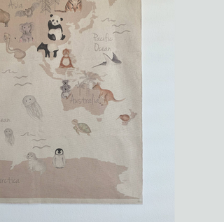 XL Animals of the World Map on Design Life Kids