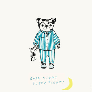 Mado-Sleep Tight Dog Print on Design Life Kids