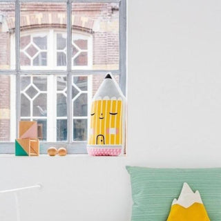 PETITE MONKEY-Pencil House Cushion Doll on Design Life Kids