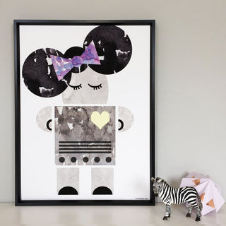 WONDER & RAH-Missy Robot Print on Design Life Kids