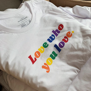 On Your Sleeve-Love Who You Love Tee on Design Life Kids