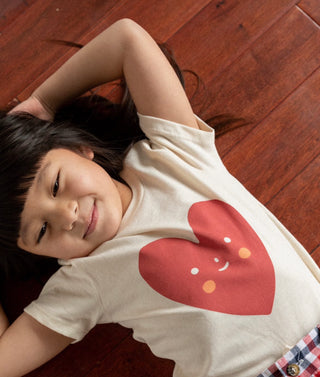 Suzy Ultman Heart Tee Mochi Kids on Design Life Kids