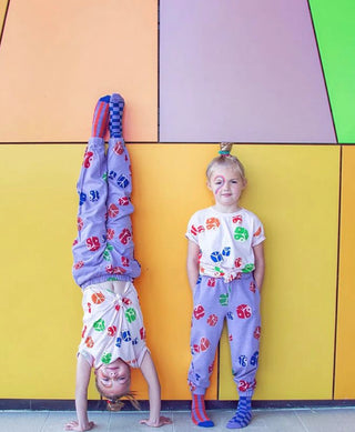 Checkerboard & Stripes Long Socks Set Bobo Choses on Design Life Kids