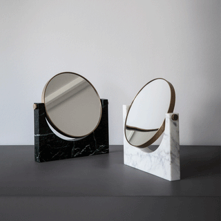 Menu Pepe Black and White Marble Mirror on Design Life Kids