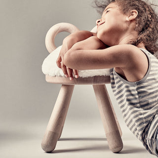 Elements Optimal-Faux Sheep Chair on Design Life Kids