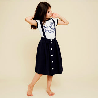 Hundred Pieces-Skirt with Braces on Design Life Kids