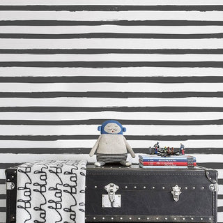 SISSY + MARLEY-Stripe Wallpaper on Design Life Kids