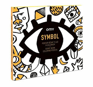 OMY-Giant Coloring Poster - Symbols on Design Life Kids
