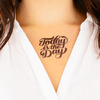 TATTLY-Today is the Day Tattoo Card Set on Design Life Kids